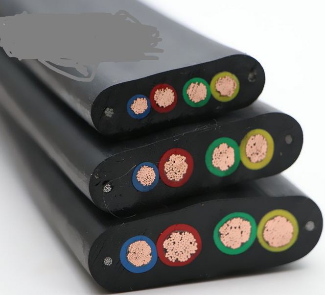 扁電纜YRFBG-3×10+6